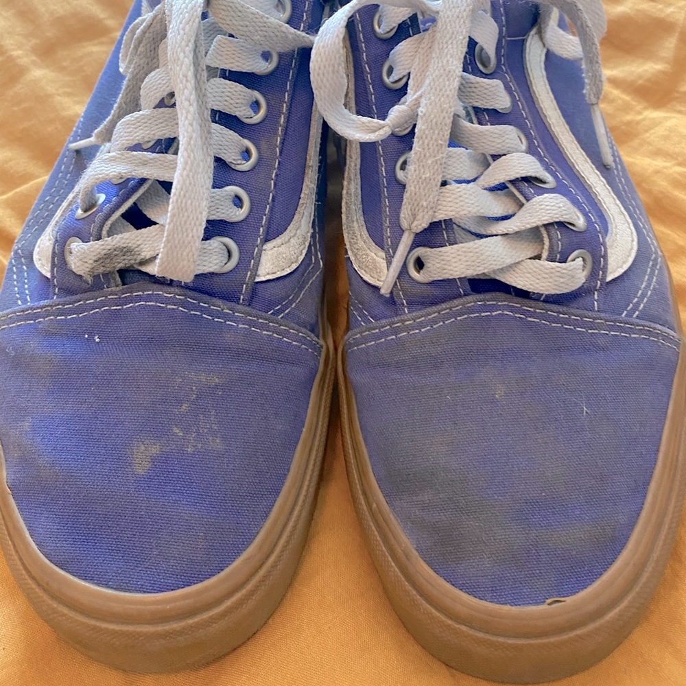 Purple Vans.